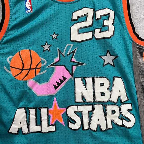 Michael Jordan 1996 NBA All‎ Star Jersey #23 Mitchell & Ness Men's Medium - Picture 6 of 11